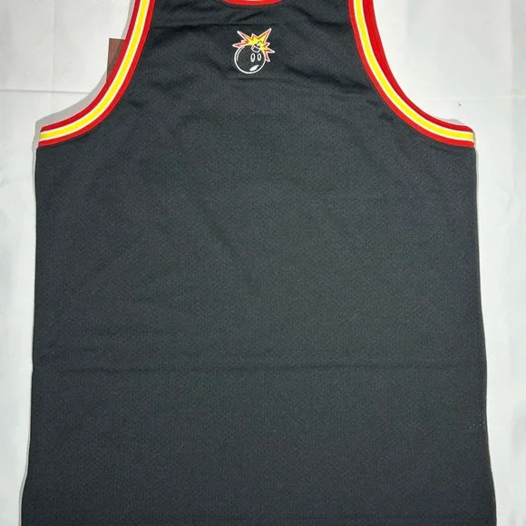The Hundreds Black Basketball Jersey Size L MSRP $150 Mitchell & Ness NWT - Picture 6 of 7